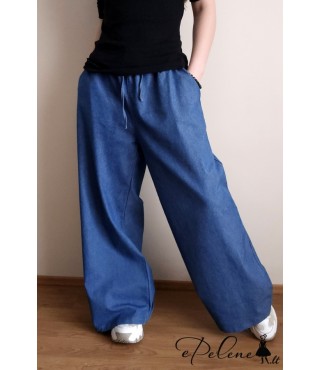 Naujos plono džinso laisvalaikio kelnės